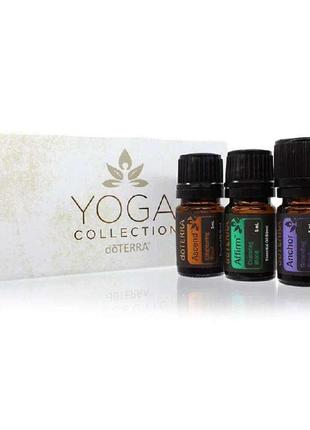 Эфирные масла для йоги dōterra yoga collection / набор коллекция из 3-х смесей эфирных масел