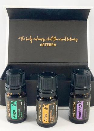 Эфирные масла для йоги dōterra yoga collection / набор коллекция из 3-х смесей эфирных масел3 фото