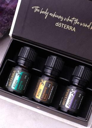 Эфирные масла для йоги dōterra yoga collection / набор коллекция из 3-х смесей эфирных масел2 фото