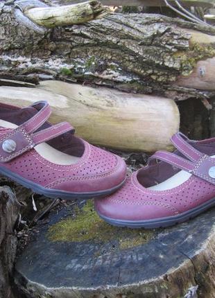 Жіночі туфлі шкіряні літні clarks в ідеалі - 24,5 см2 фото