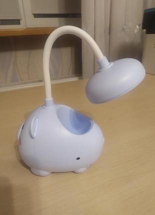 Нова led лампа-нічник дитяча, ведмедик, зарядка від usb, 5v