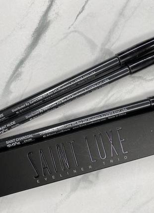 Набор карандашей для глаз saint luxe eyeliner trio