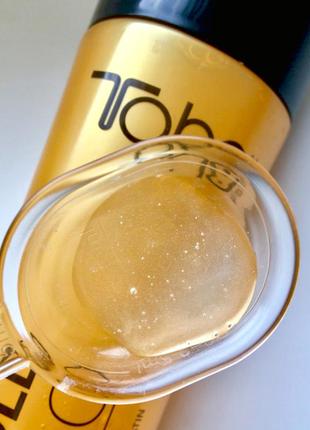 Розлив від 50мл. tahe шампунь c кератином і аргановою олією - botanic gold shampoo3 фото