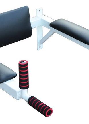 Брусья настенные с подлокотниками (белые) 2 в 1