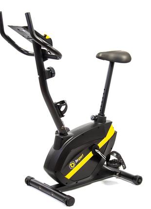 Велотренажер магнитный besport bs-1006b gainer черно-желтый. для дома. до 124 кг