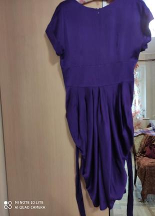 Monsoon шовкове плаття кольору фіалок на наш 48-506 фото