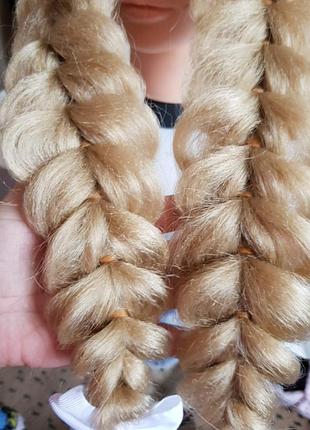 Парик волосы косы заколки 2шт