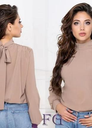 Блуза з бантом