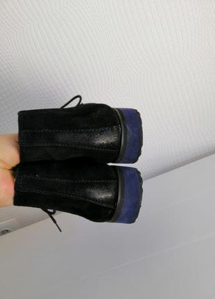 Кожаные ботинки mexx из натур кожи, замша, р. 36, по стельке 23 см.6 фото