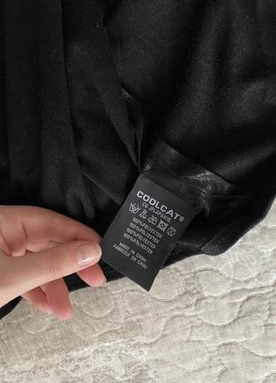 Чёрная накидка пиджак укорочений размера xs, s5 фото