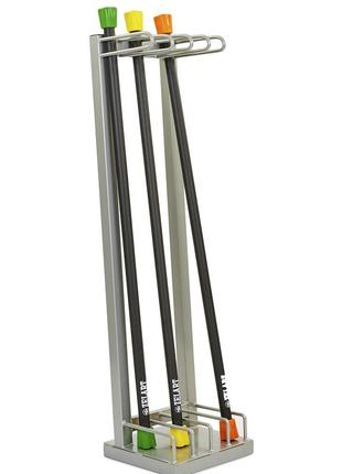 Стійка для бодибарів zelart ta-6764 розмір-30х32х120cм