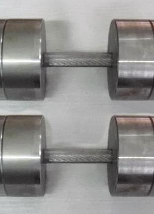 Гантели 2 шт. по 50 кг разборные стальные d 25 мм. общий вес 100 кг