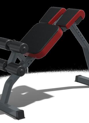 Лава комбінована складна для преса і гіперекстензії haukka k211 grey