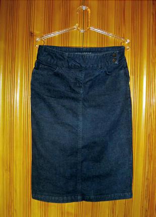 Next - длинная джинсовая юбка princess популярного бренда next, размер 12 (наш 46)
