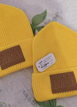 Стильная шапка с нашивкой advisory