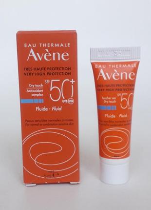Avene fluid spf 50 солнцезащитный флюид спф 50 для нормальной, комбинированной,  чувствительной кожи1 фото