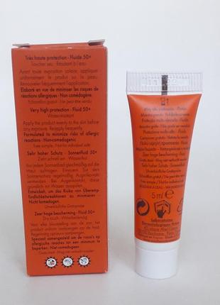 Avene fluid spf 50 солнцезащитный флюид спф 50 для нормальной, комбинированной,  чувствительной кожи2 фото