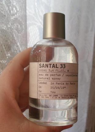 Знижка! le labo santal 33, парфум. вода, 100 мл, ніша!