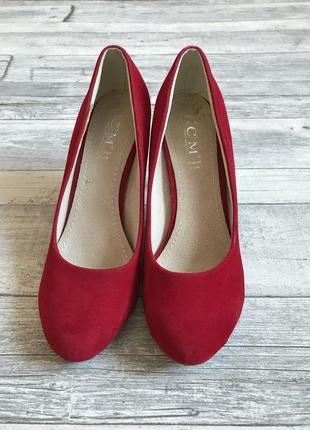 Красные французские туфли c'm1 фото