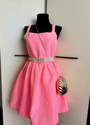 Ліквідація 💥яскраве рожеве лялькове пишне плаття барбі2 фото