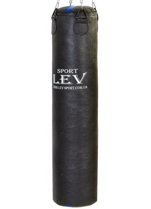 Мішок боксерський циліндр lev lv-2809 висота 140см чорний