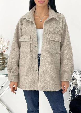 Рубашка
материал: букле-шерсть барашек с люрексовой нитью

цвета: чёрный, графит, бежевый, бутылка9 фото