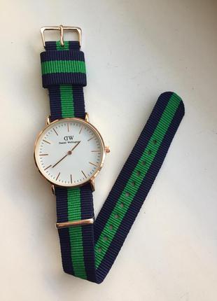 Наручний годинник ( синьо - зелені )3 фото