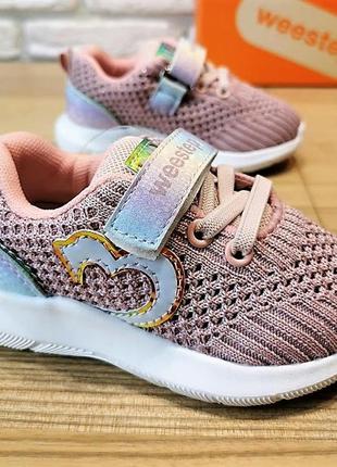 Кросівки weestep 3091p рожевий розміри 23-25