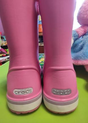 Сапоги резиновые crocs3 фото