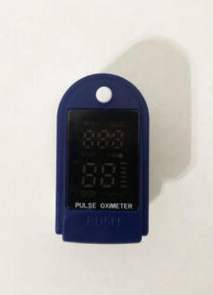 Пульсоксиметр fingertip pulse oximeter lk87. цвет: синий4 фото