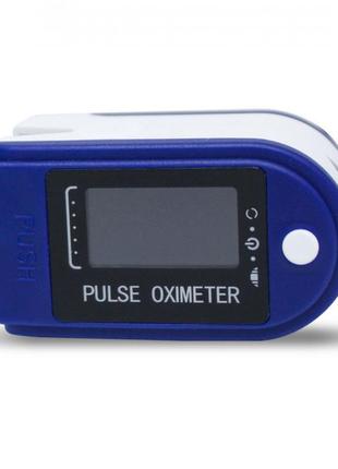 Пульсоксиметр fingertip pulse oximeter lk87. цвет: синий1 фото