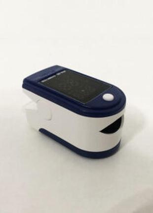 Пульсоксиметр fingertip pulse oximeter lk87. колір: синій3 фото