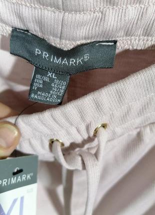 Пудровое трикотажные кюлоты primark, р. xl3 фото