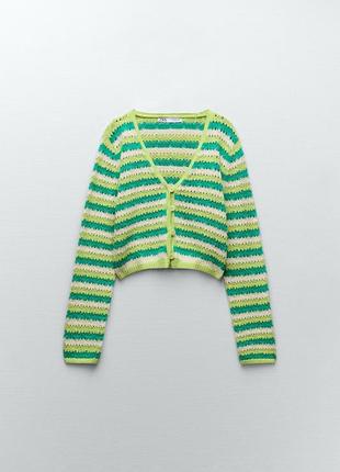 Вязаный кардиган zara