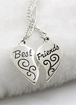 Парные кулоны для друзей best friends3 фото