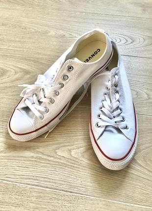 Кеди converse all star білі чоловічі нові р. 45