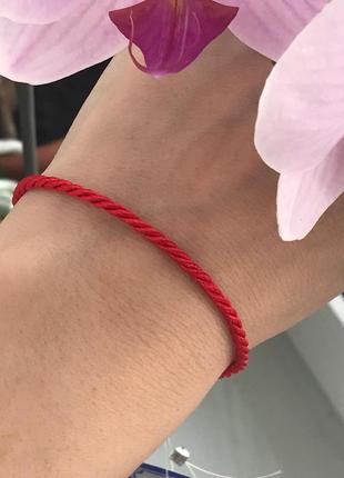 Красная нить серебро 925 браслет 4036 имп 40048