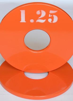 Диск олімпійський металевий 1.25 кг