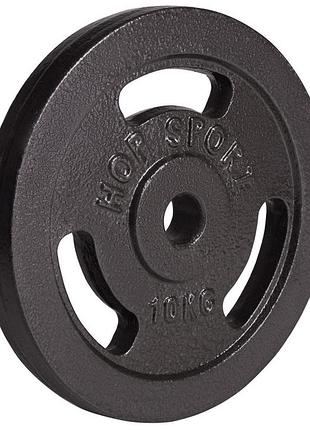 Диск металевий hop-sport 10 кг