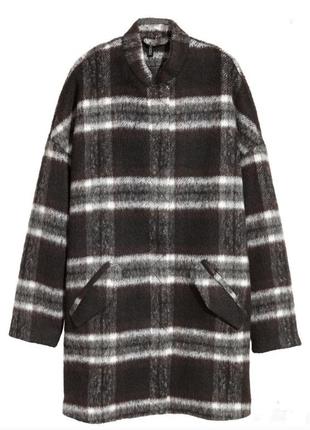 Короткое пальто в клетку h&m 42/12/48