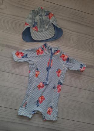 Купальник и панама,кепка,костюм для пляжа1 фото