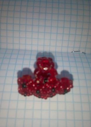 Кольцо из бисера 15,5 2