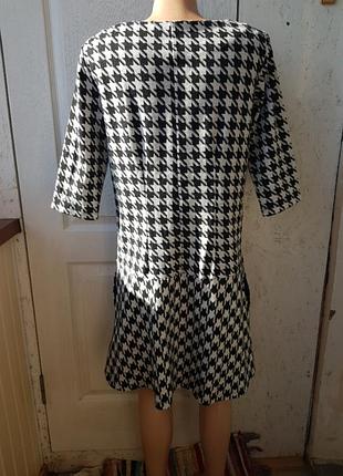 Платье миди, с геометрическим принтом 4