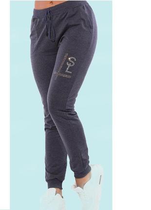Трикотажні жіночі спортивні штани батал