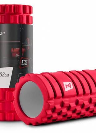Ролик массажный 30 см flow foam roller - gymbeam