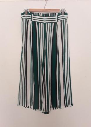 Літні штани кюлоти в смужку