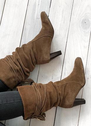 Замшевые сапоги london rebel