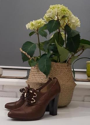 Кожаные ботинки, ботиночки, ботильоны antonio gelo