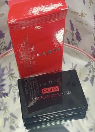 Тіні для повік pupa eyebrow design 002 brown 1,1 g