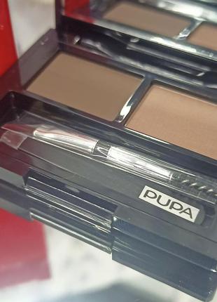 Тіні для повік pupa eyebrow design 002 brown 1,1 g